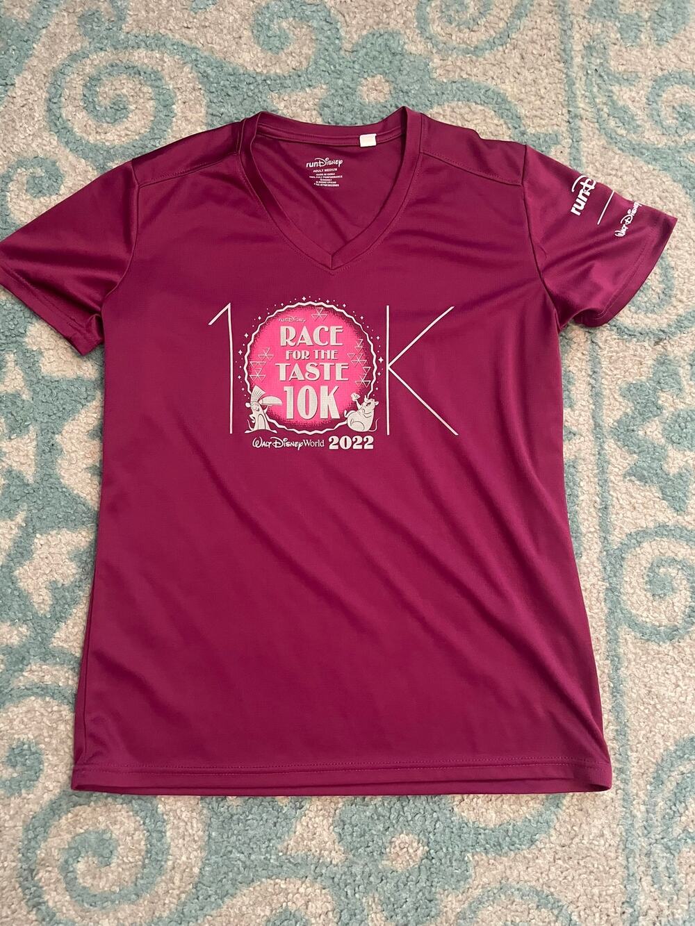 Run Disney 2022 Race for the Taste 10K Dri-Fit Women's M